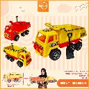 MAINAN MOBILAN TRUCK DUMP MIRING PENDEK MOBIL TRUK 6 RODA BX70