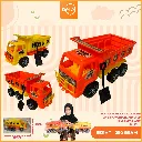 MAINAN MOBILAN TRUCK DUMP SUPER POWER DENGAN SEKOP TRUK RODA 6 BX60