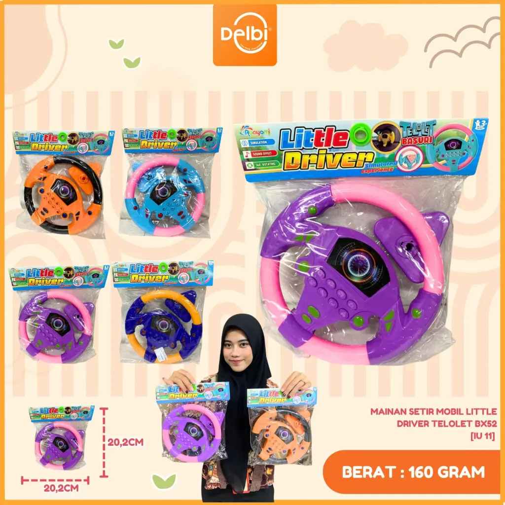 [IU 11] MAINAN SETIR MOBIL LITTLE DRIVER TELOLET BX52