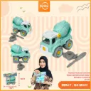 MAINAN MOBILAN BUILDING TRUCK DEFORMATION ROBOT BERUBAH KTG BX135