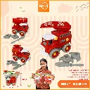 MAINAN MOBILAN ROBOT BERUBAH FIRE FIGTER DEFORMATION MOBIL PEMADAM KEBAKARAN KTG BX135