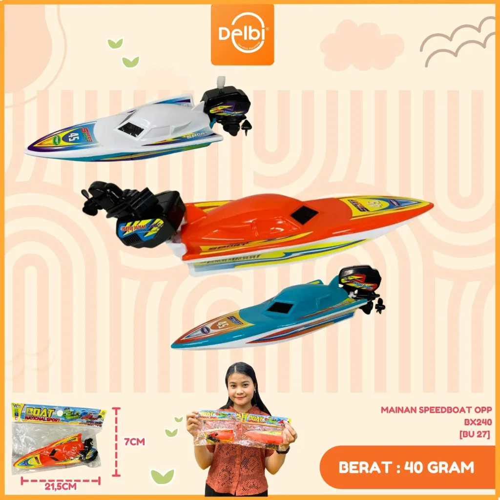 [BU 27] MAINAN SPEEDBOAT OPP BX240