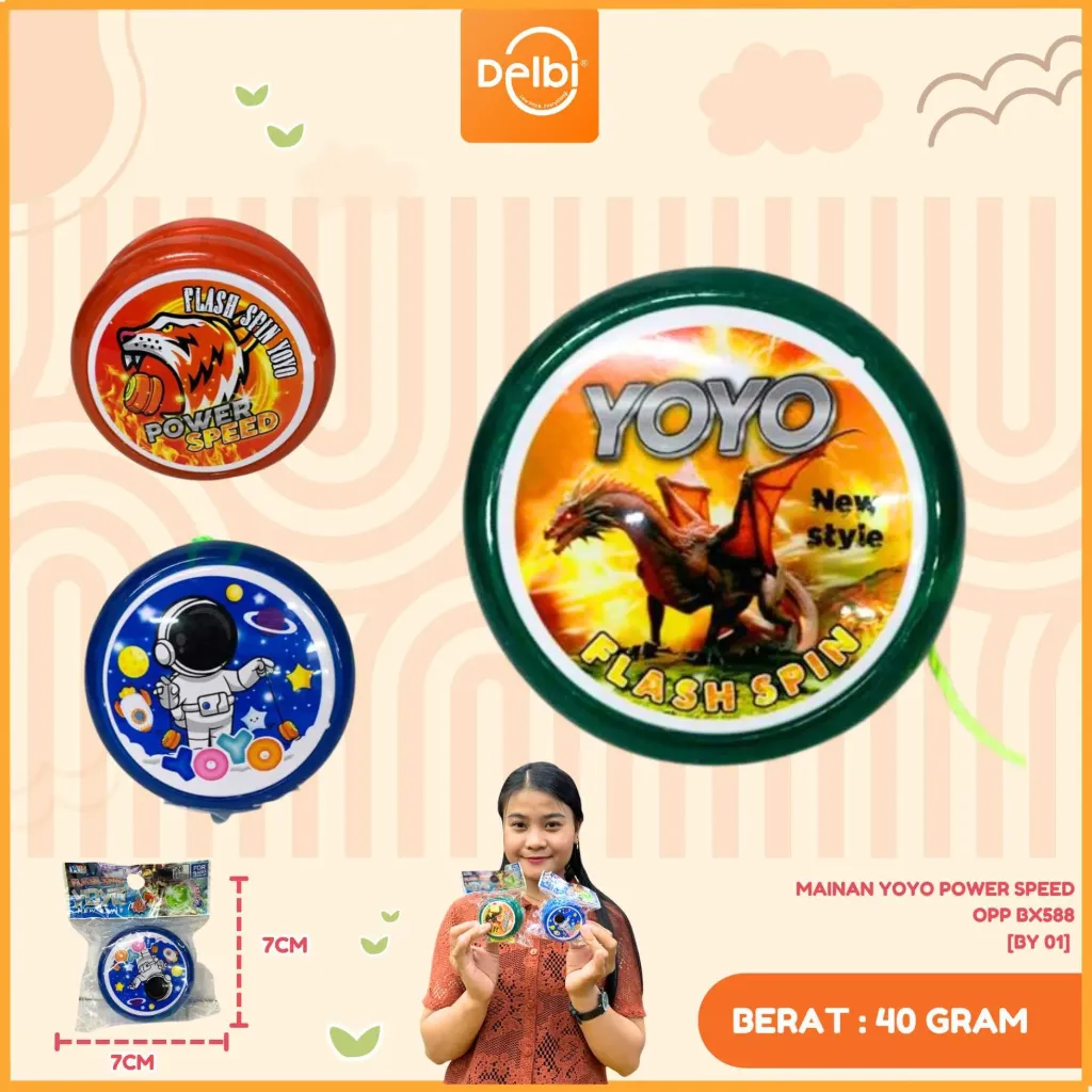 [BY 01] MAINAN YOYO POWER SPEED OPP BX588