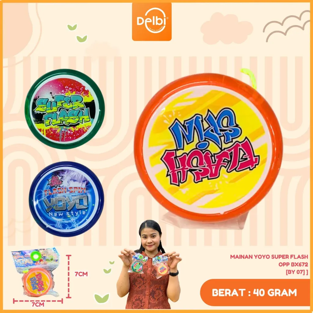 [BY 07] MAINAN YOYO SUPER FLASH OPP BX672