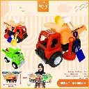 MAINAN MOBILAN HEAVY TRUCK DUMP+SAND TOYS TRUK MOBIL ANGKAT MUAT PASIR BX55