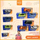 (HJ-132/133) MAINAN MOBILAN DIECAST SLIDING ALLOY CAR A WINDOW BOX 6 MOTIF BX576