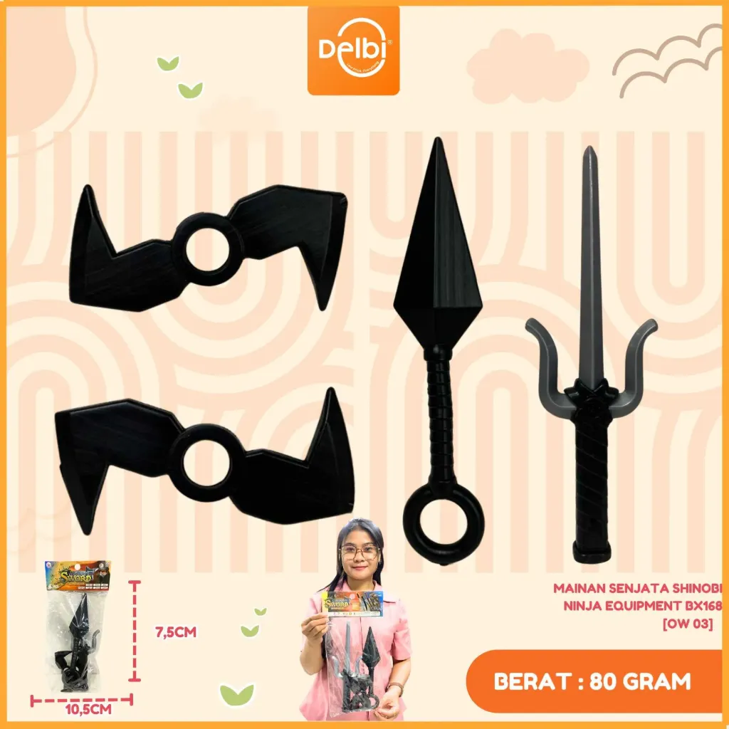[OW 03] MAINAN SENJATA SHINOBI NINJA EQUIPMENT BX168