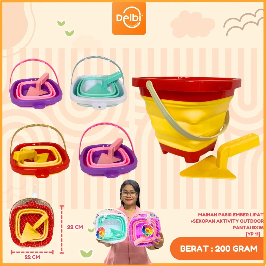 MAINAN PASIR EMBER LIPAT +SEKOPAN AKTIVITY OUTDOOR PANTAI BX96