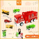 MAINAN MOBIL MOBILAN TRUK KONSTRUKSI 3 TEMA TRUCK PLASTIK OPP BX90