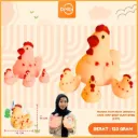 MAINAN AYAM INDUK DENGAN 3 ANAK AYAM ENCIT BUNYI BX120