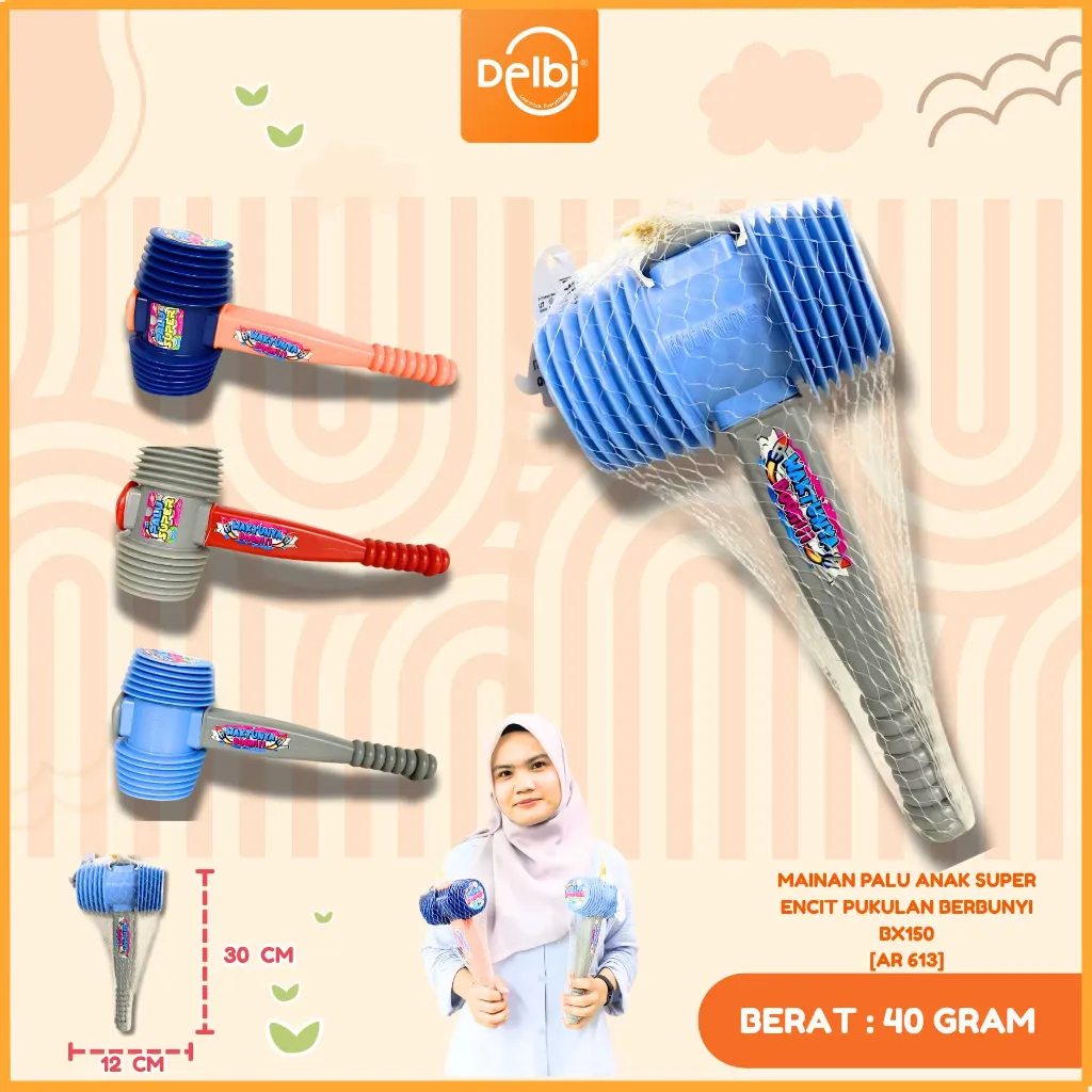 MAINAN PALU ANAK SUPER ENCIT PUKULAN BERBUNYI BX150