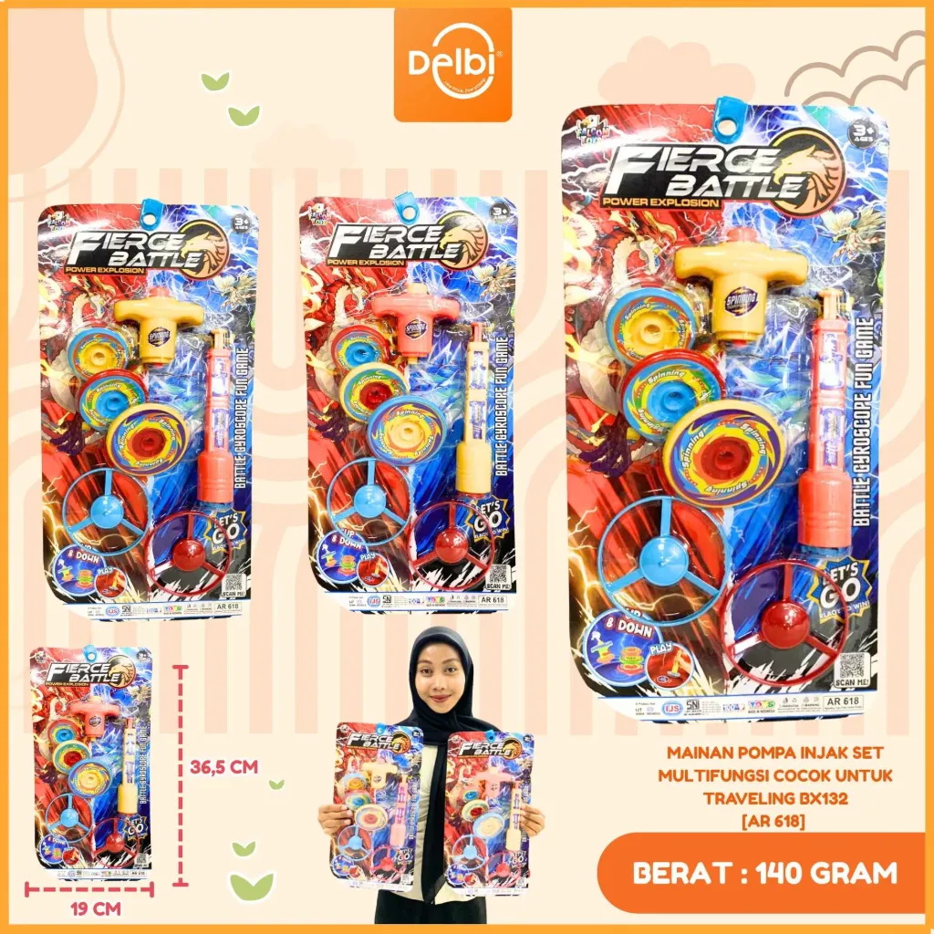 [AR 618] MAINAN SPINNING TOPS FULL COMBO POWER GASING TEMBAK BX90