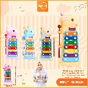 (8870) MAINAN XYLOPHONE KNOCKING ORGAN EDUKASI MUSIC ANAK KARAKTER LUCU BX360