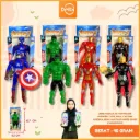(1581) MAINAN ACTION FIGURE  AVENGER THOR, HULK, CAPTAIN AMERICA, IRON MAN FOUR MIXED BX480