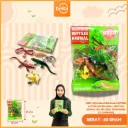 (9897-J5) MAINAN EDUKASI MOTORIK ACTION FIGURE SMALL REPTILES HEWAN MELATA KECIL BX48 BX288