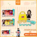 MAINAN BARBIE ANAK FASHION STYLE PAKAIAN GAYA AKSESORIS BX56