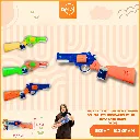 MAINAN TEMBAKAN PISTOL WATER GEL BULLET LONG BARREL PELURU TIDAK SAKIT BX150