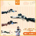 MAINAN TEMBAKAN PISTOL PELURU WATER GEL BULLET LOG GUN CLASSIC BX96