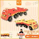 MAINAN MOBIL MOBILAN SUPER DUMP TRUCK GANDENG DUA DENGAN SEKOP TRUK MUAT PANJANG PLASTIK PP BX42