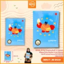 EN750-JM Deli Drawing Book A4 8sheets 120gms Buku Gambar Anak Sekolah Motif Animal hewan BX10 BX160