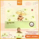 EN752-CB Deli Drawing Book A4 10sheets 120gms Buku Gambar Anak Sekolah Motif Capybara BX5 BX160