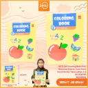 N072 Deli Drawing Book Buku Mewarnai Edukasi Anak Motif Huruf Kertas Tebal Latter A-Z BX12 BX192