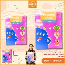 N073 Deli Drawing Book Buku Mewarnai Edukasi Anak Motif Monster Kertas Tebal Animasi Kartun BX12 BX192