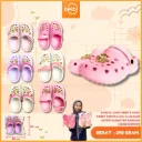 SANDAL BAIM JIBBITS ANAK KARET CROCS LUCU ALAS KAKI MOTIF KARAKTER RANDOM SENDAL
