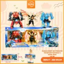 MAINAN ROBOT 3IN1 PREDATOR TRANSFORM PEMANGSA 3 MODEL BX45