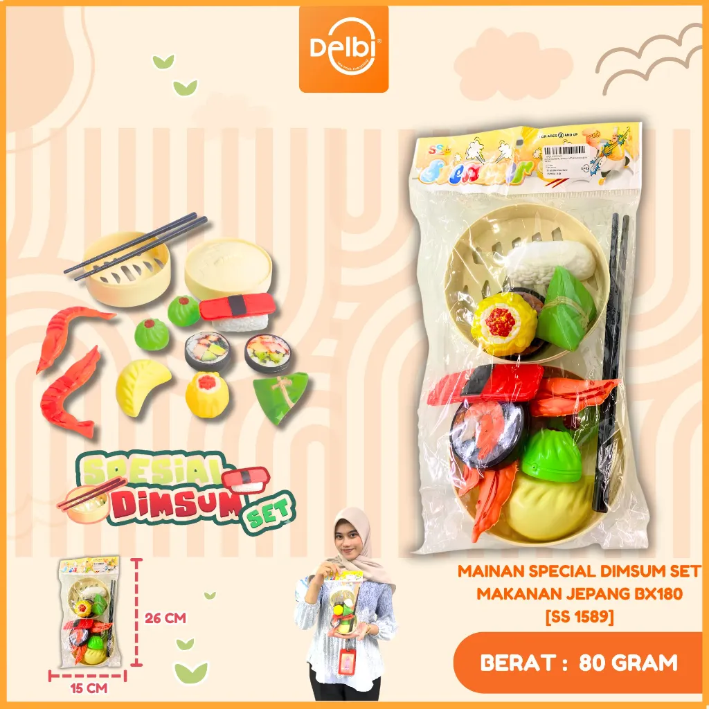 [SS 1589] MAINAN SPECIAL DIMSUM SET MAKANAN JEPANG BX180
