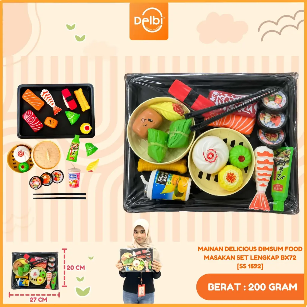 [SS 1592] MAINAN DELICIOUS DIMSUM FOOD MASAKAN SET LENGKAP BX72