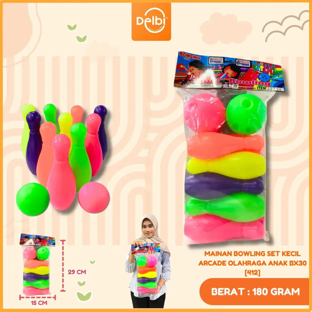 [412] MAINAN BOWLING SET KECIL ARCADE OLAHRAGA ANAK BX30