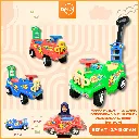 MAINAN MOBILAN TRUK WARNA DORONG BISA DI DUDUKIN TRUCK ANAK DENGAN SETIR PLASTIK PP BX4