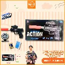 (HY108-1D) MAINAN WATER BULLET GUN WITH 3 SMALL ACCESSOORIES ELECTRIC TEMBAK PISTOL GRATIS PELURU AIR WATER BOOM BALLS BX288