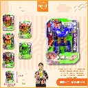 (L013-32/L013-33/L013-34/L013-35) MAINAN TRANSFORMING ROBOT (BLACK, YELLOW MIXED) MOBIL BERUBAH DEFORMATION BX192
