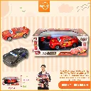 (MY2004A) MAINAN 1: 24 WAY ALLOY REMOTE CONTROL CAR WITH LIGHTS (INCLUDING LITHIUM BATTERY 3.7V) KARAKTER CARTOON CARS ANAK BX72