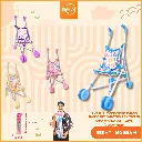(TL1688-8) MAINAN PRESSCHOOL HANDCART BABY TROLLEY STOLER ANAK WARNA SOFT BX144