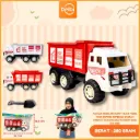 MAINAN MOBILAN DUMP TRUCK MOBIL TRUK KOPDES KOPERASI DAERAH ANGKUT BARANG GRATIS SEKOP PLASTIK OPP BX60