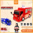 MAINAN MOBIL MOBILAN MINI TRUCK PEMADAM BO LENGKAP DENGAN SUARA DAN LAMPU FIRE TRUCK CAR DUS BX42
