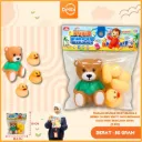MAINAN EDUKASI BABY BEAR & 3 BEBEK CHUBBY ENCIT PACK BERUANG DUCK KUEK BERSUARA BX156