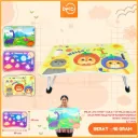 MEJA LIPAT/MDF TABLE TOP MEJA BELAJAR ANAK PORTABLE MOTIF RANDOM DENGAN TEMPAT MINUM BX10