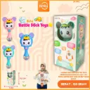 MAINAN BABY RATTLE STICK TOYS KERINCING BAYI DENGAN LAGU LUCU SERTA GIGITAN BAYI YANG LEMBUT BX120