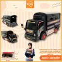 MAINAN MOBILAN TRUCK MINI OLENG POLISI HOREG BO DUS TRUK BRIMOB POLICE WITH MUSIC AND LIGHT BX42