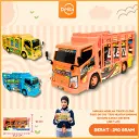 MAINAN MOBILAN TRUCK OLENG FUSO BO DUS TRUK MUATAN BARANG GOYANG KANAN KIRI BX48