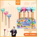 MAINAN BUBBLE STICK DOLPHIN BERSUARA QWACK GELEMBUNG BALON TIUP CAIR DENGAN MOTIF LUMBA-LUMBA RANDOM BX12 BX48