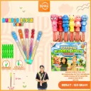 MAINAN BUBBLE STICK LIGHT GELEMBUNG BALON TIUP CAIR DENGAN LAMPU WARNA MOTIF KARAKTER RANDOM BX24 BX144