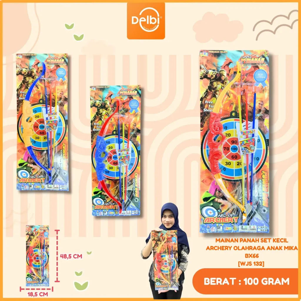 [WJS 132] MAINAN PANAH SET KECIL ARCHERY OLAHRAGA ANAK MIKA BX66