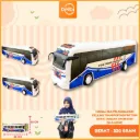 MAINAN BUS PELAYANAN SIM KELILING TRANSPORTASI FRICTION NON IC DENGAN SPION PLASTIK PP BX60