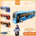 MAINAN MOBILAN BUS TRANSJAKARTA TRANSPORTASI UMUM FRICTION NON IC PLASTIK PP BX60
