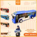 MAINAN MOBILAN BUS TRANSJAKARTA FRICTION NON IC DENGAN SPION PLASTIK PP BX60